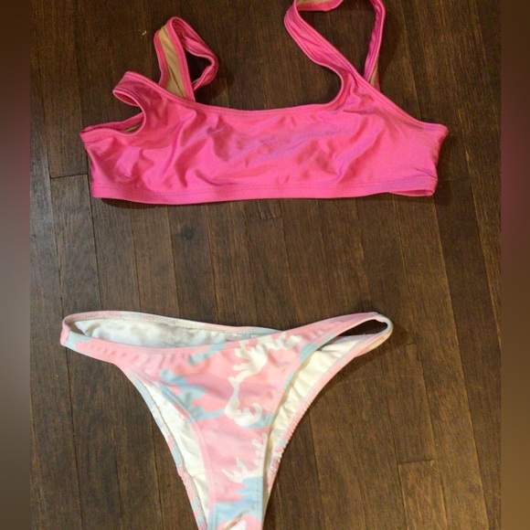 Los Angeles Apparel Other - NEW! Los Angeles Apparel Pink Bikini Set